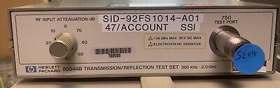 HP 85044B Transmission/Reflection Test Set, 75 Ohm, 300 kHz Calibrated