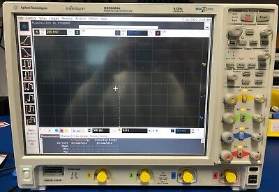 Agilent DSO9404A Oscilloscope: 4 GHz, 4 Analog Channels W/Opt. 003, 009 and 800