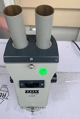 Zeiss West Germany Stereo Microscope 47 .50 .57  AS IS