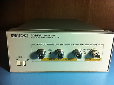 HP 83446A  LIGHT WAVE CLOCK/DATA RECEIVER