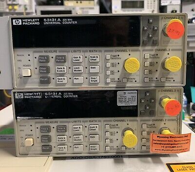 Agilent 53131A 225 MHz Universal Frequency Counter/Timer with 030 Tested!