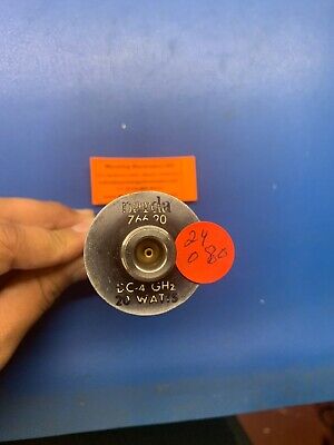 Narda 766-20 DC to 4 GHz, 20 dB, 20W Type N, Fixed Coaxial Attenuato