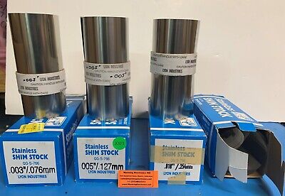 Lyon Industries  Shim Stock QTY 4 SEE PIC