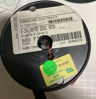 MWS M16878/4-24-19 ALMOST 200′ EACH 1 SPOOL