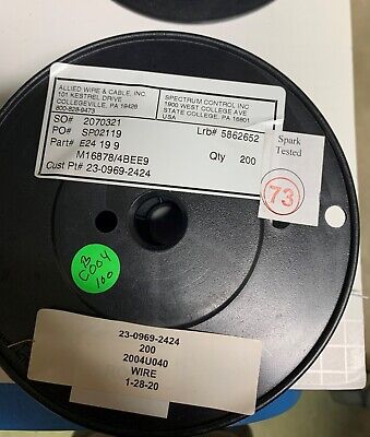 MWS M16878/4BEE9 ALMOST 100′ EACH 1 SPOOL