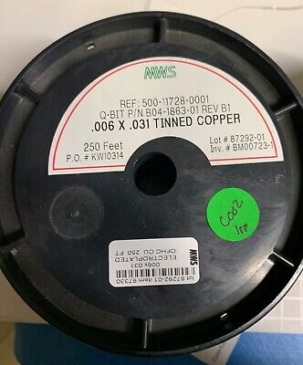 MWS  0.006×0.031 TINNED COPPER  ALMOST 100′ /  SPOOL