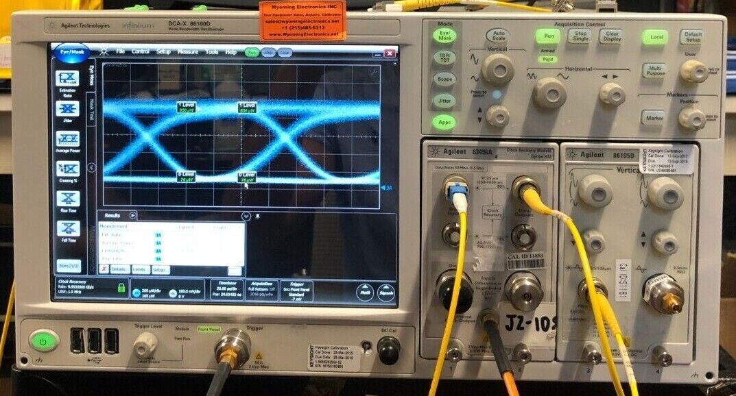 Agilent / Keysight 86100D Infiniium DCA-X Wide-Bandwidth Oscilloscope Mainframe