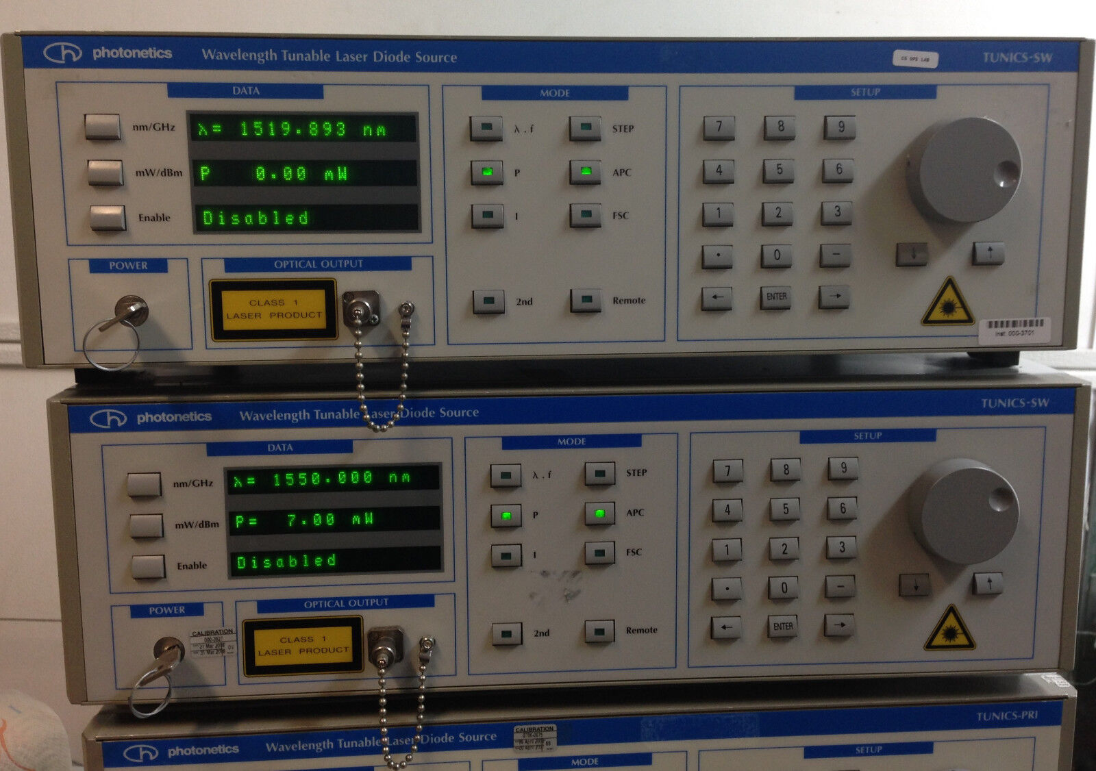 Photonetics 3642HE15 TUNICS-SW TUNABLE LASER SOURCE