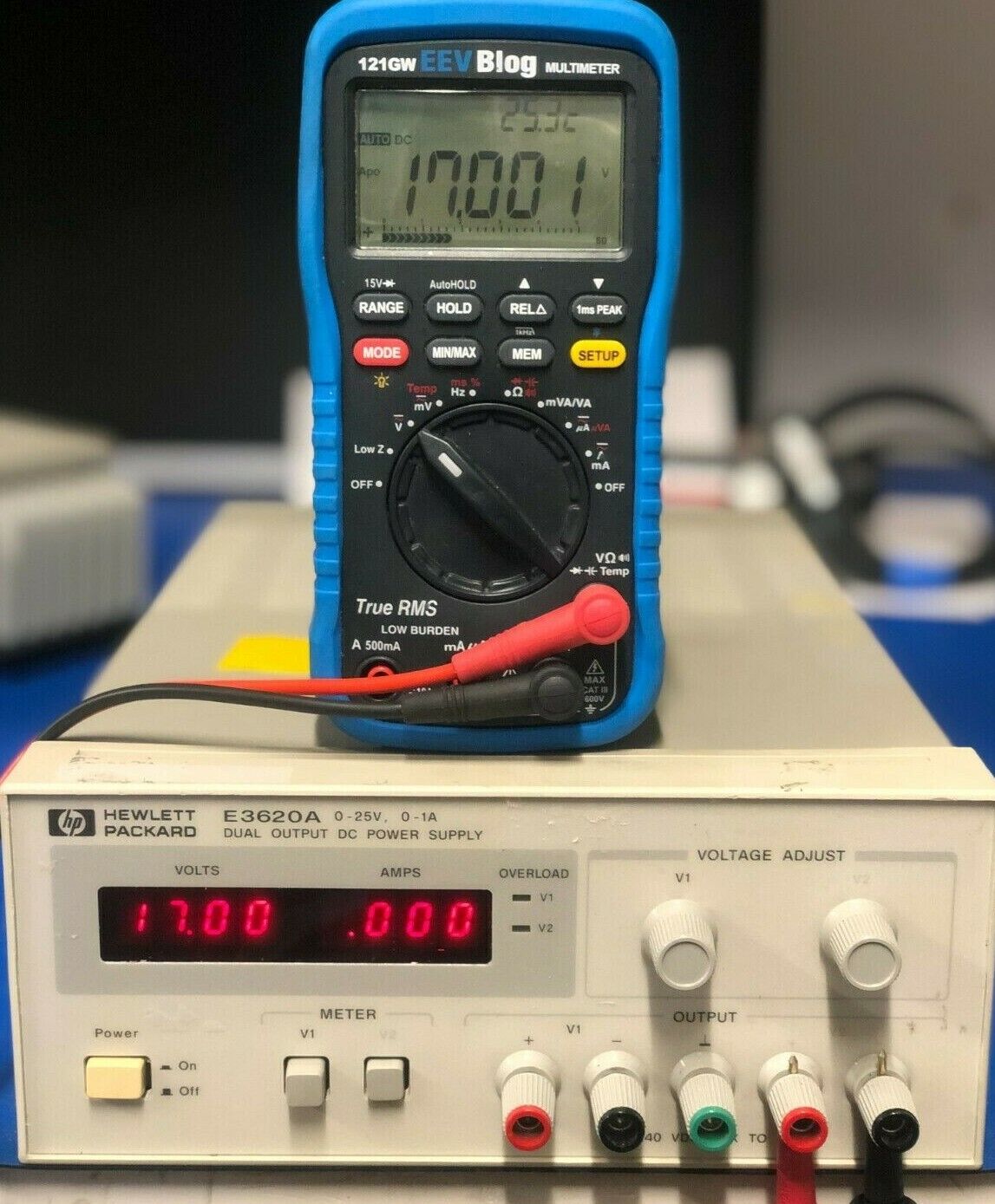 Agilent E3620A Dual Output DC Power Supply **ADJUSTED**