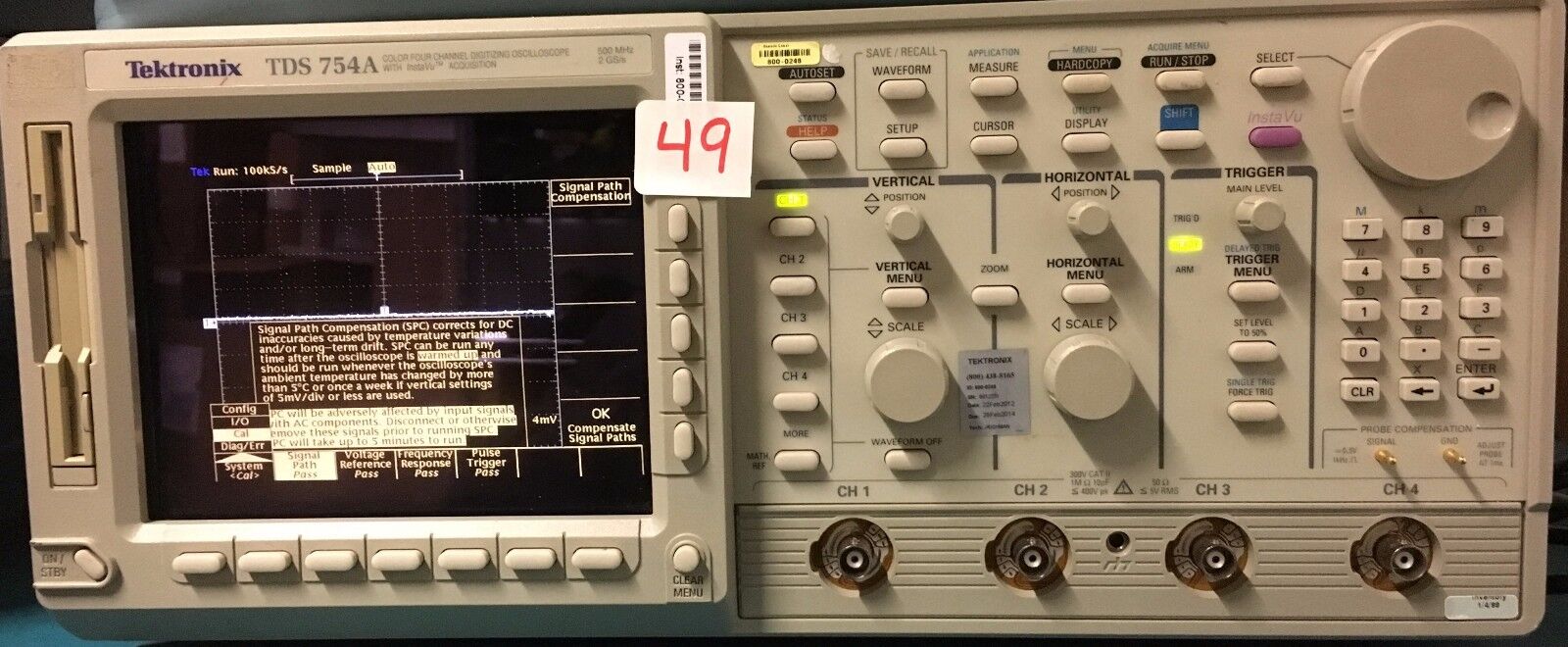 Tektronix TDS754A 500MHz-2GSas Oscilloscope 30 days warranty