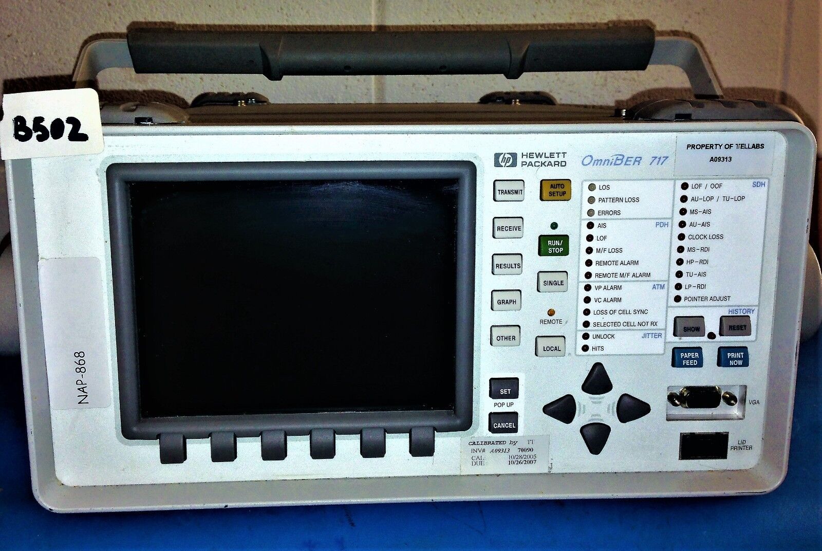 HP OmniBER 717 Model 37717C opt. (120 131 A3B UKP USS)  / 15777C opt (110)