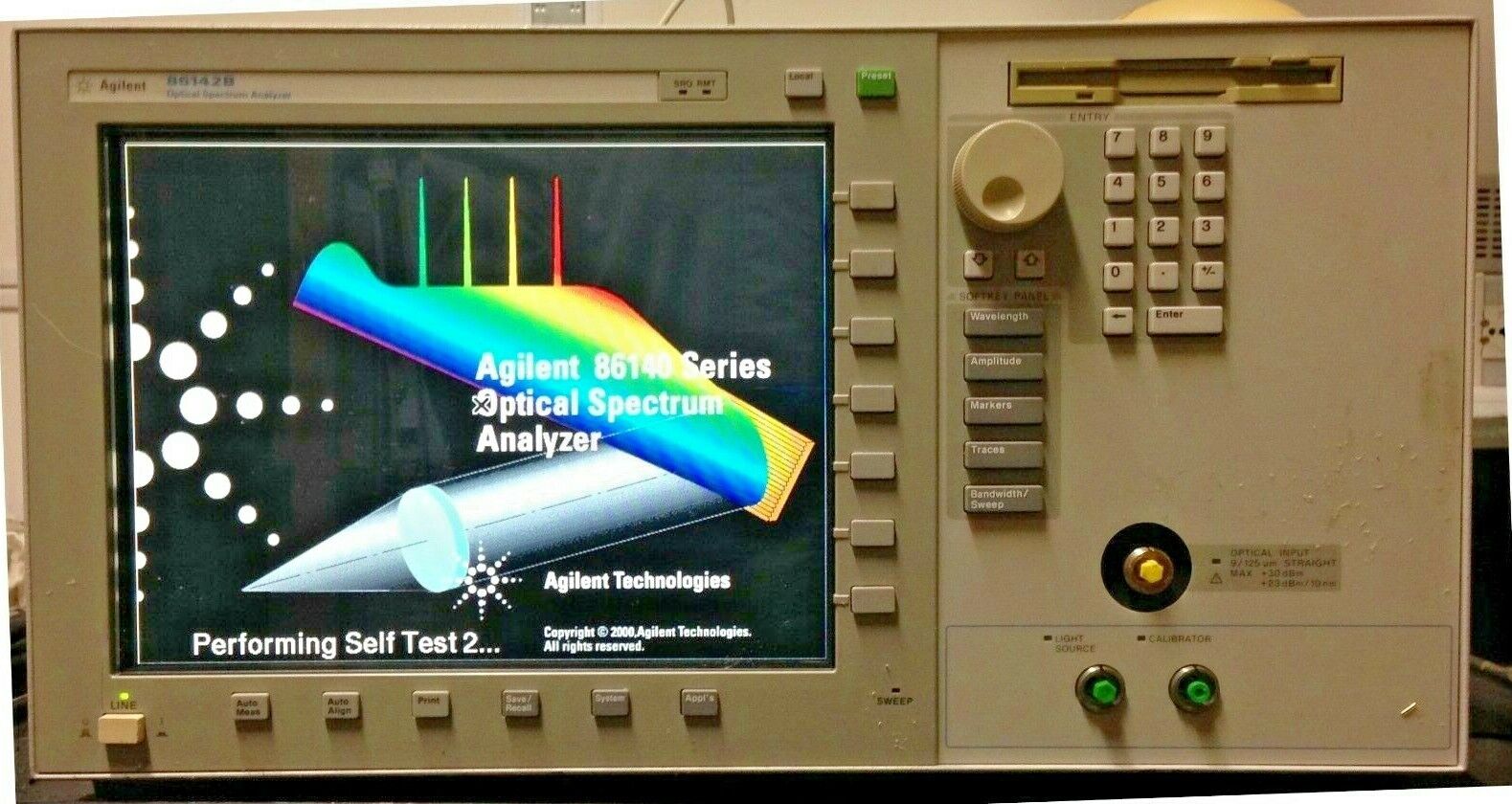 Agilent 86142B Optical Spectrum Analyzer (OSA) Options: 002, 006 **CALIBRATED**