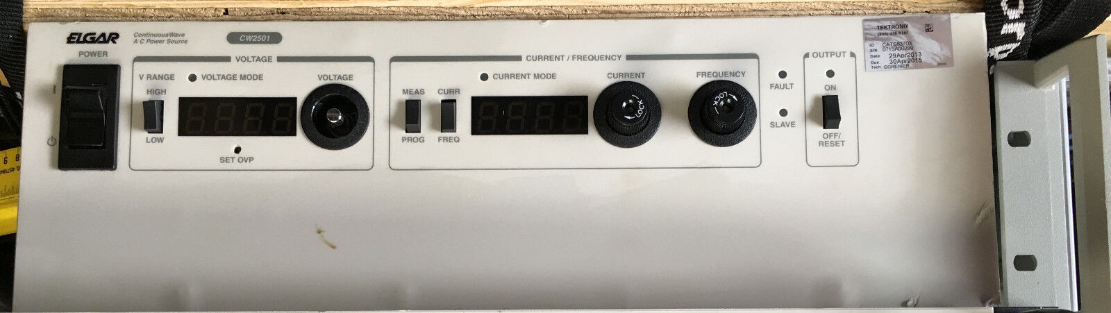 Elgar CW2501M  Continuos Wave AC Power Source