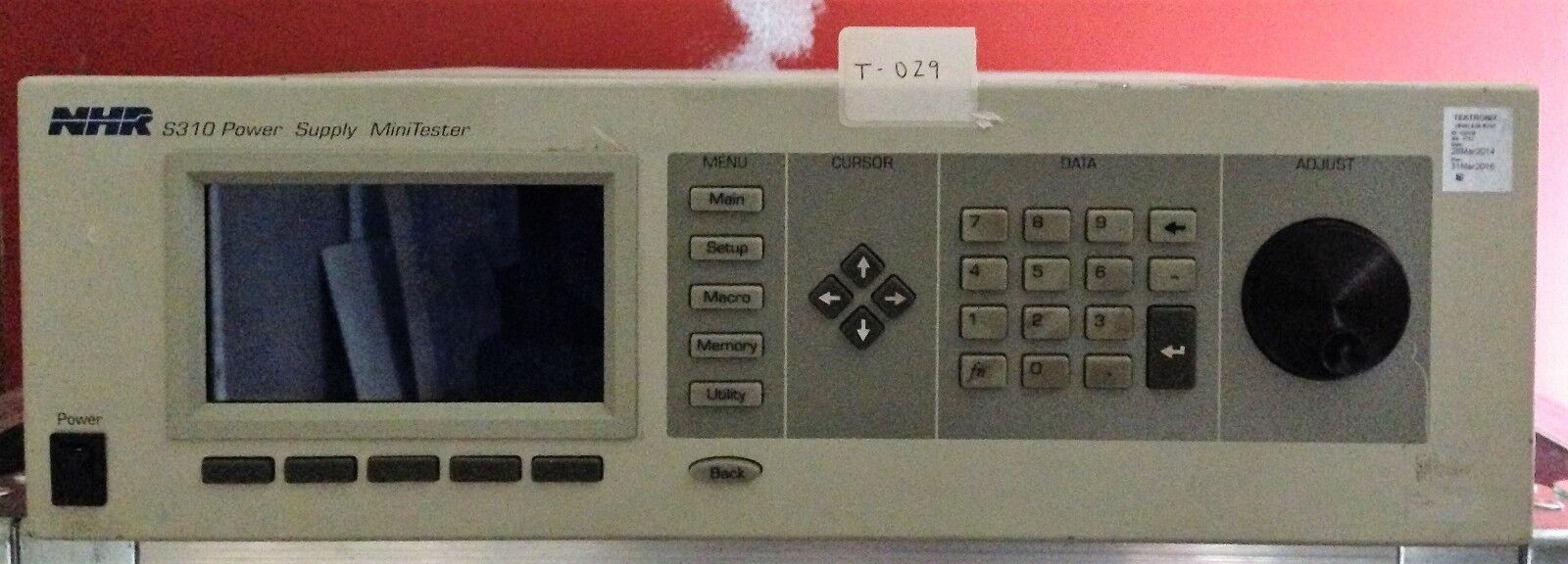 N.H. RESEARCH S310 DC POWER SUPPLY MINI TESTER W 3X CARDS (s6k dc -80v,12A, 400W