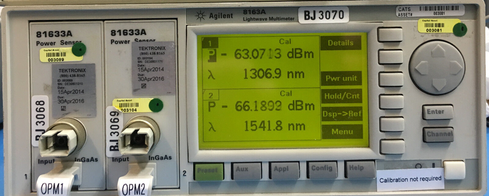 Agilent / HP 8163A / 2X 81633A