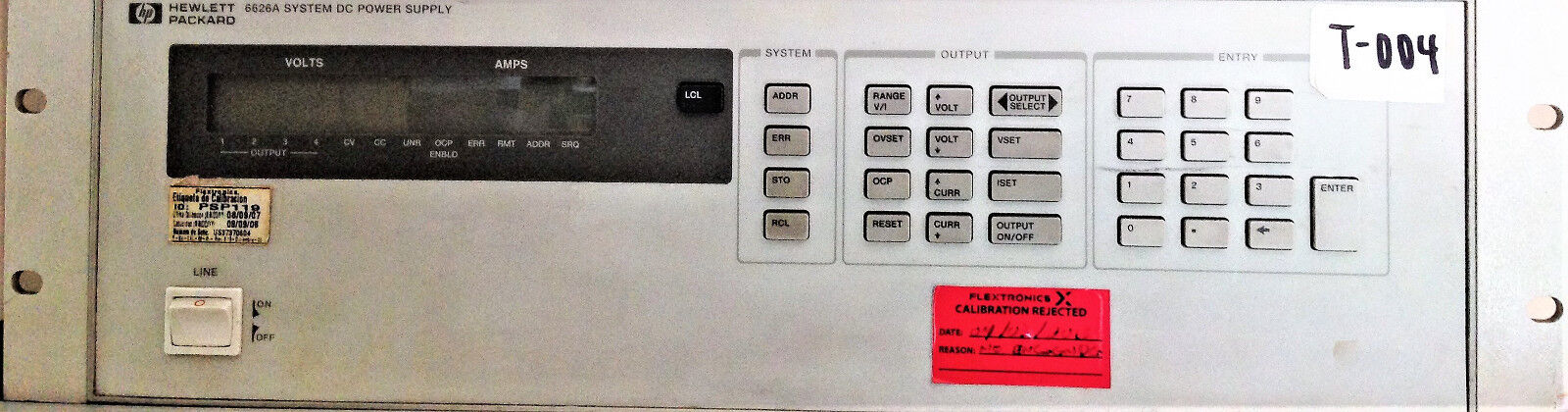 HP 6626A System DC Power Supply