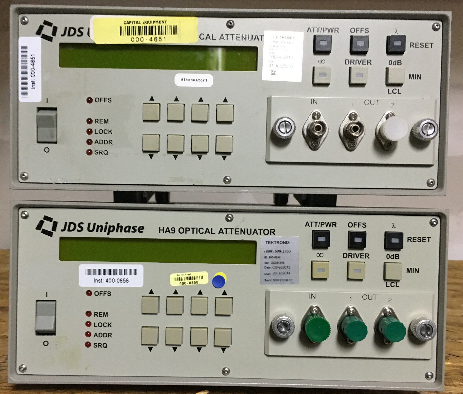 JDS Uniphase  JDSU HA9 HA097+21KFP1  Programmable Attenuator
