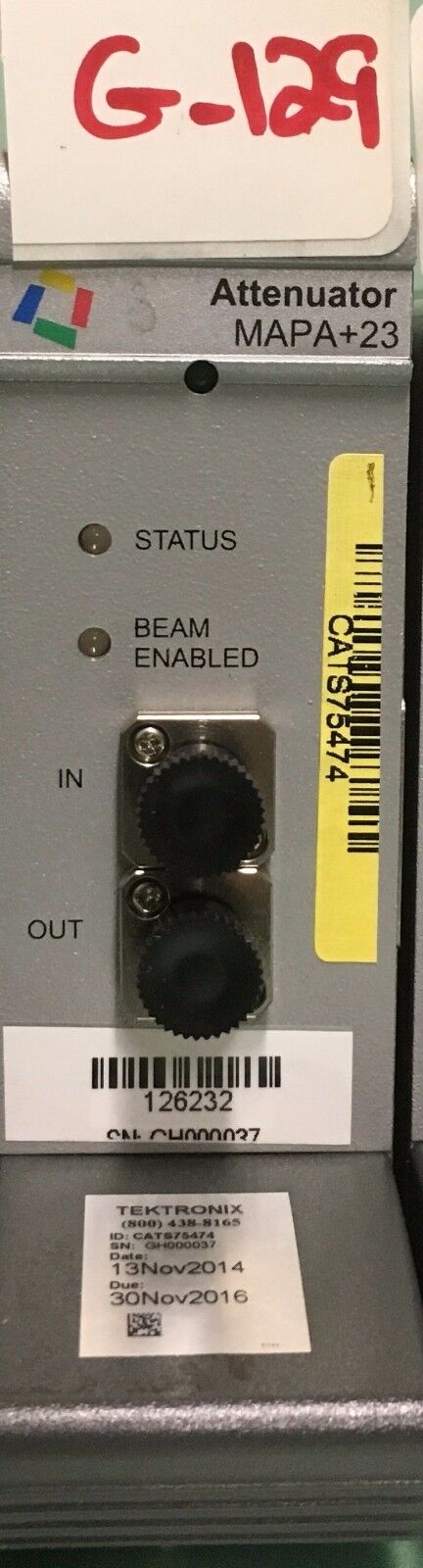 JDS Uniphase MAPA+2370100FP Optical Attenuator Module