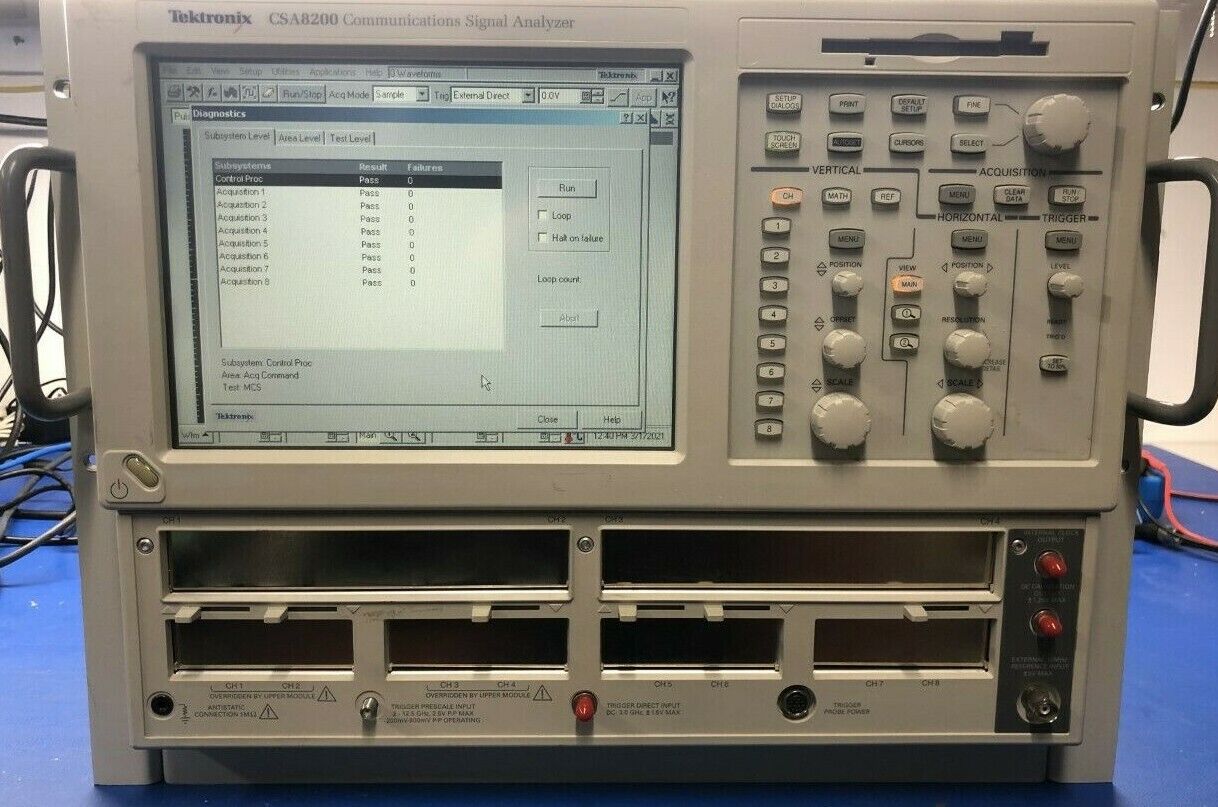 TEKTRONIX CSA8200 / GT Communications Signal Analyzer **CALIBRATED & UPGRADED**