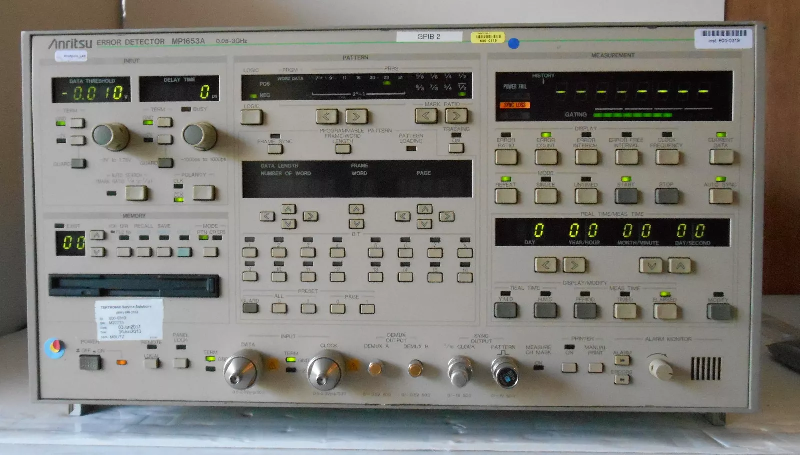 ANRITSU MP1653A Error Detecter .05 - 3 Ghz