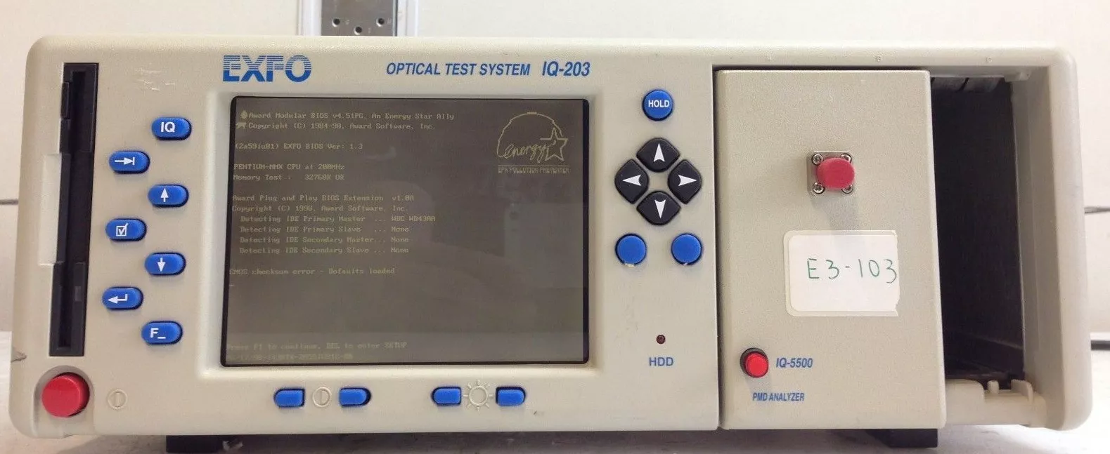 EXFO IQ-203 Optical Test System W IQ-5500