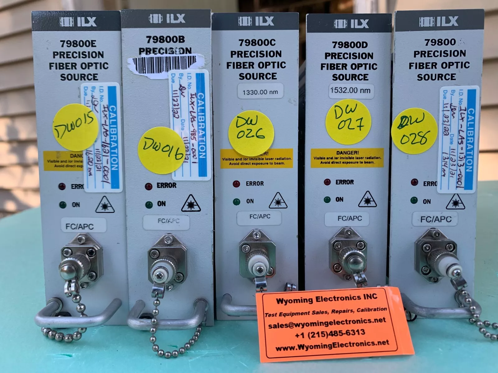 ILX Lightwave FOS79800D Precision Fiber Optic Source 1560.60nm ++