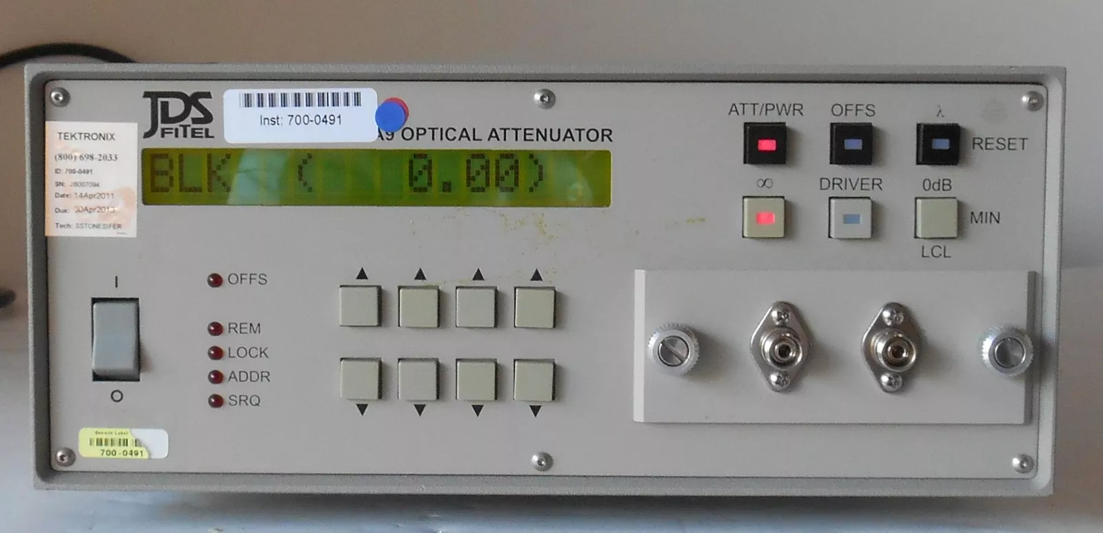 JDS Uniphase JDSU HA9 HA1 Programmable Attenuator
