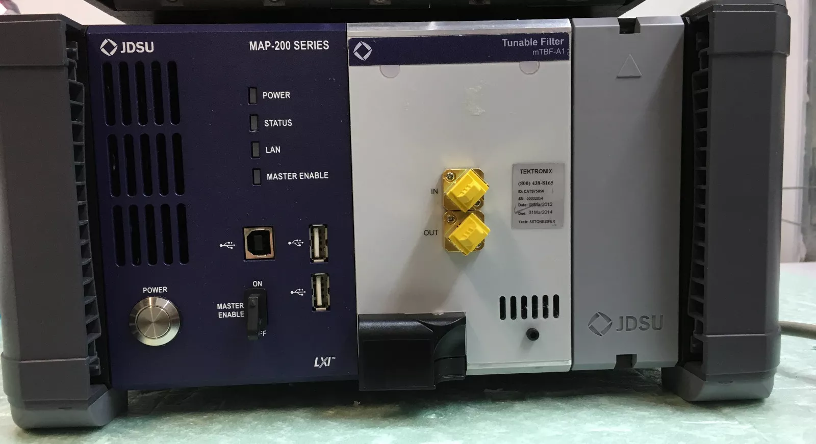 JDSU MAP-230 mainframe only tested
