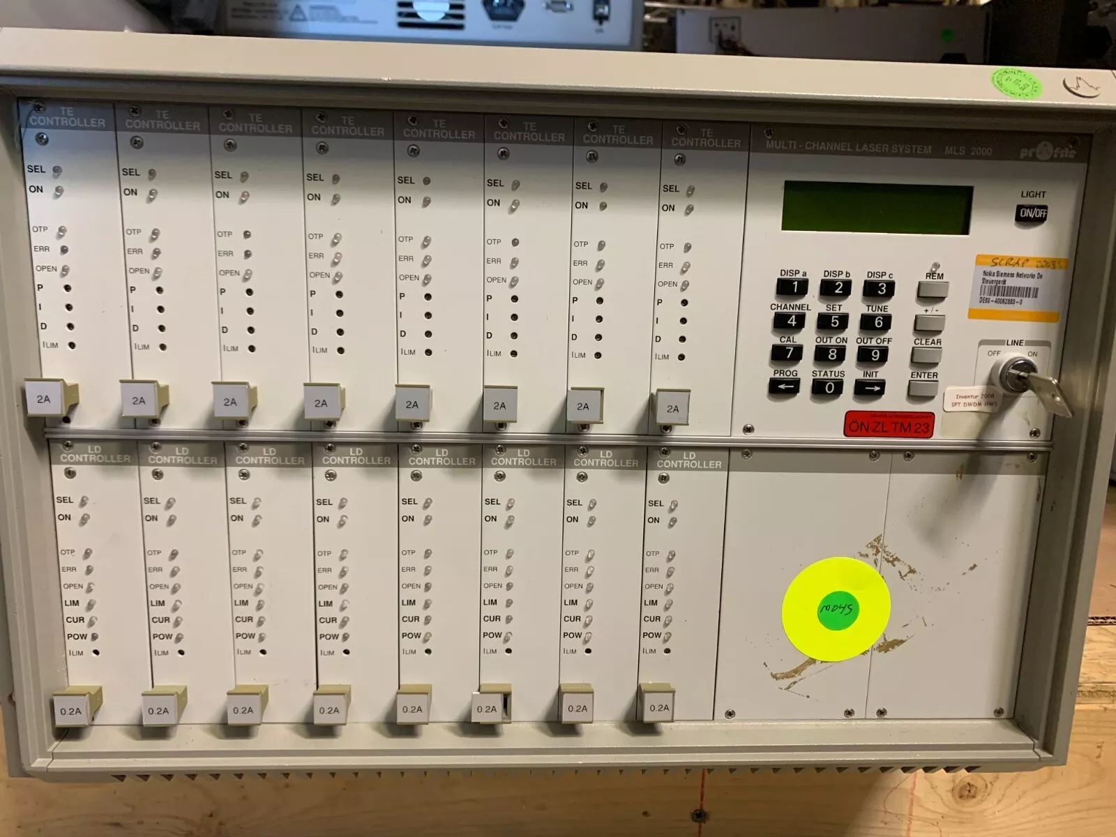 Profile MLS2000 LASER DIODE WITH 8X TE 2A AND 8X LD .2 Profile MLS2000 LASER DIODE WITH 8X TE 2A AND 8X LD .2