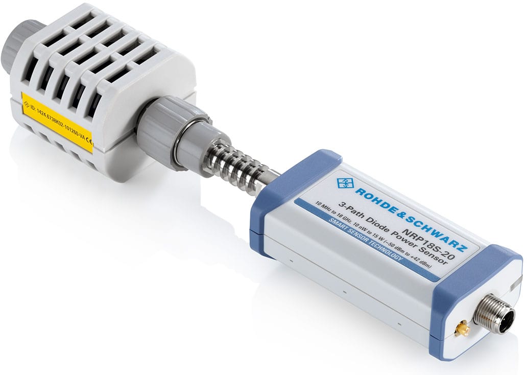 Rohde and Schwarz NRP18S-20 Three-Path Diode Power Sensor NRP18S-20, 10 MHz to 18 GHz Rohde and Schwarz NRP18S-20 Three-Path Diode Power Sensor NRP18S-20, 10 MHz to 18 GHz