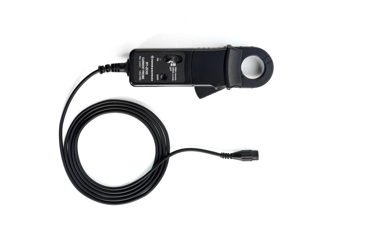 Rohde & Schwarz RT-ZC02 Current Probe, AC/DC, 0.01/0.001 V/A, 1000 A, 300 Vrms, 20 kHz Rohde & Schwarz RT-ZC02 Current Probe, AC/DC, 0.01/0.001 V/A, 1000 A, 300 Vrms, 20 kHz