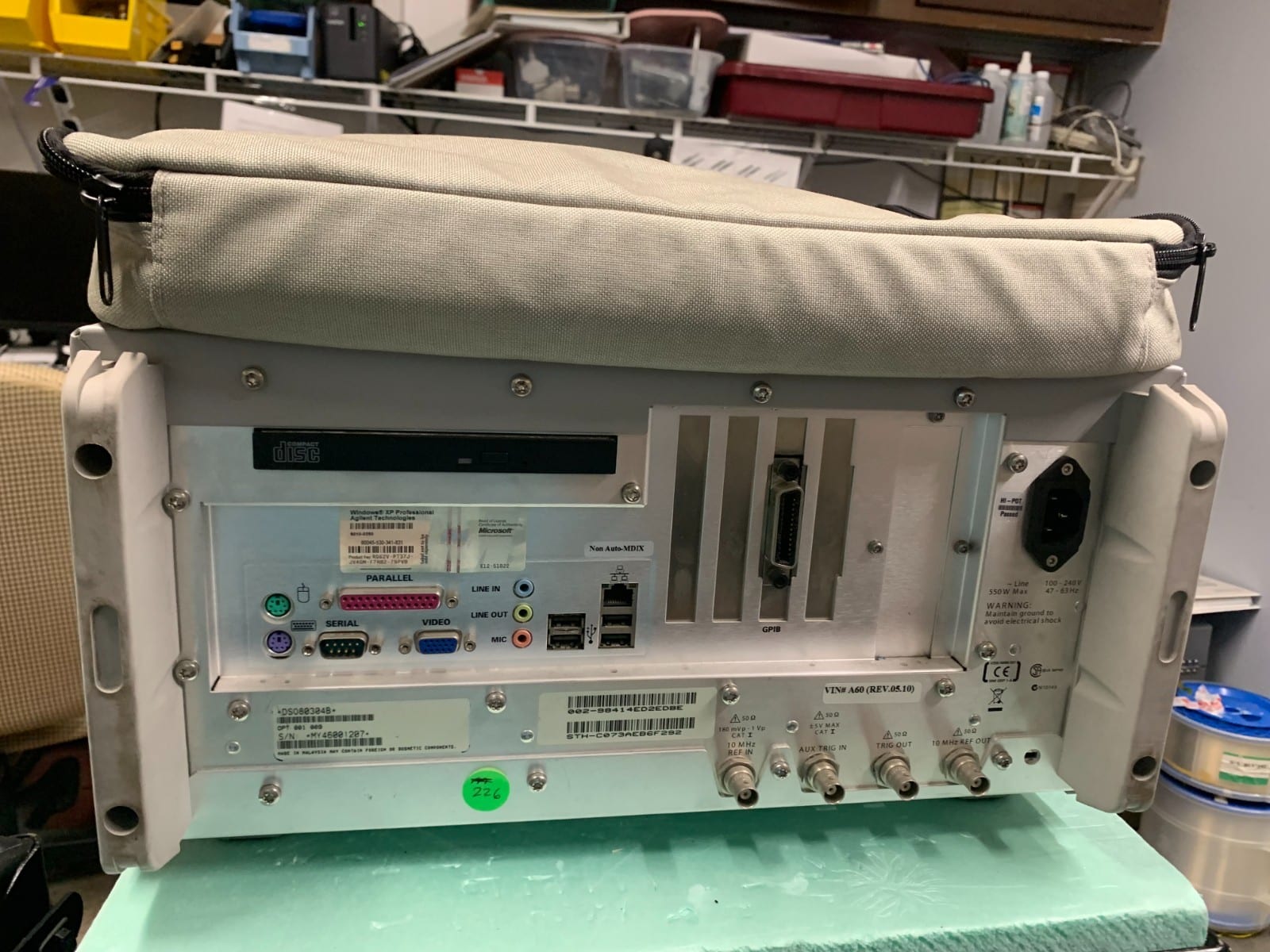 Agilent DSO80304B Digital Signal Oscilloscope 3 GHz 40GS/s W/ opt 001 + probes Agilent DSO80304B Digital Signal Oscilloscope 3 GHz 40GS/s W/ opt 001 + probes - Image 4