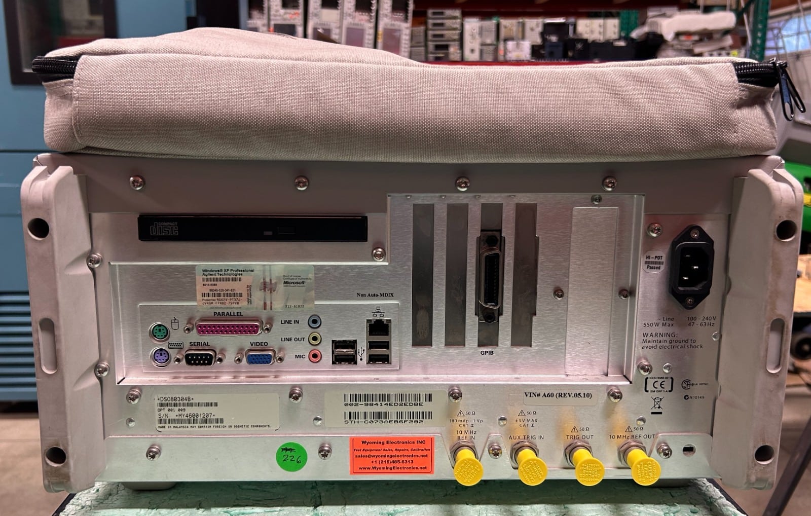 Agilent DSO80304B Digital Signal Oscilloscope 3 GHz 40GS/s W/ opt 1,3,4,9,10 Agilent DSO80304B Digital Signal Oscilloscope 3 GHz 40GS/s W/ opt 1,3,4,9,10 - Image 7