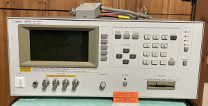 HP Agilent 4285A Precision LCR analyzer meter 75kHz-30Mhz + 16089A Kelvin leads