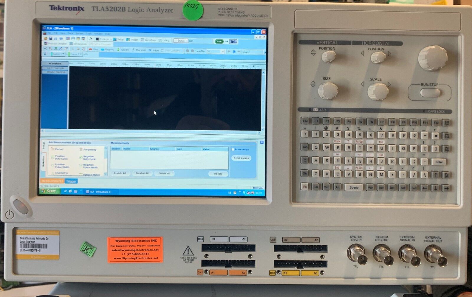 Tektronix TLA624 Logic Analyzer - Wyoming Electronics Inc