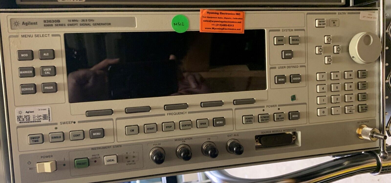 Agilent 83630B Synthesized Signal Generator 10MHz W 001 +002+008+8ZE
