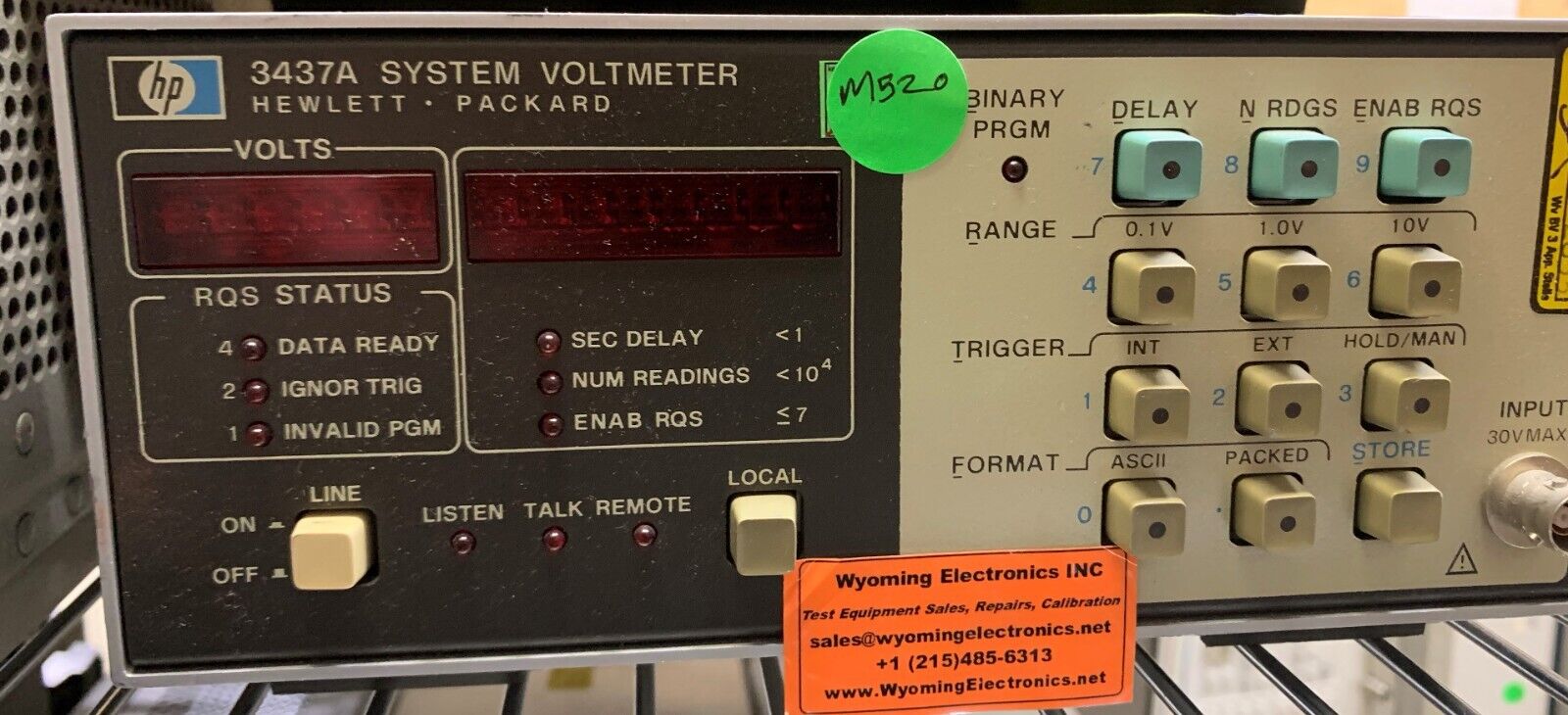 Agilent/HP 3437A System Voltmeter
