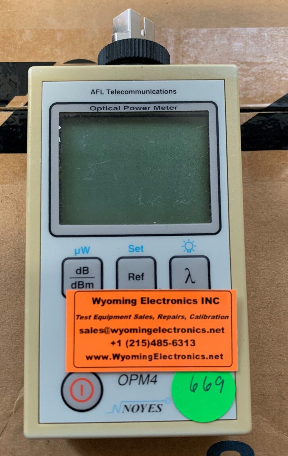 AFL Noyes OPM4-4D SM MM Fiber Optic Power Meter