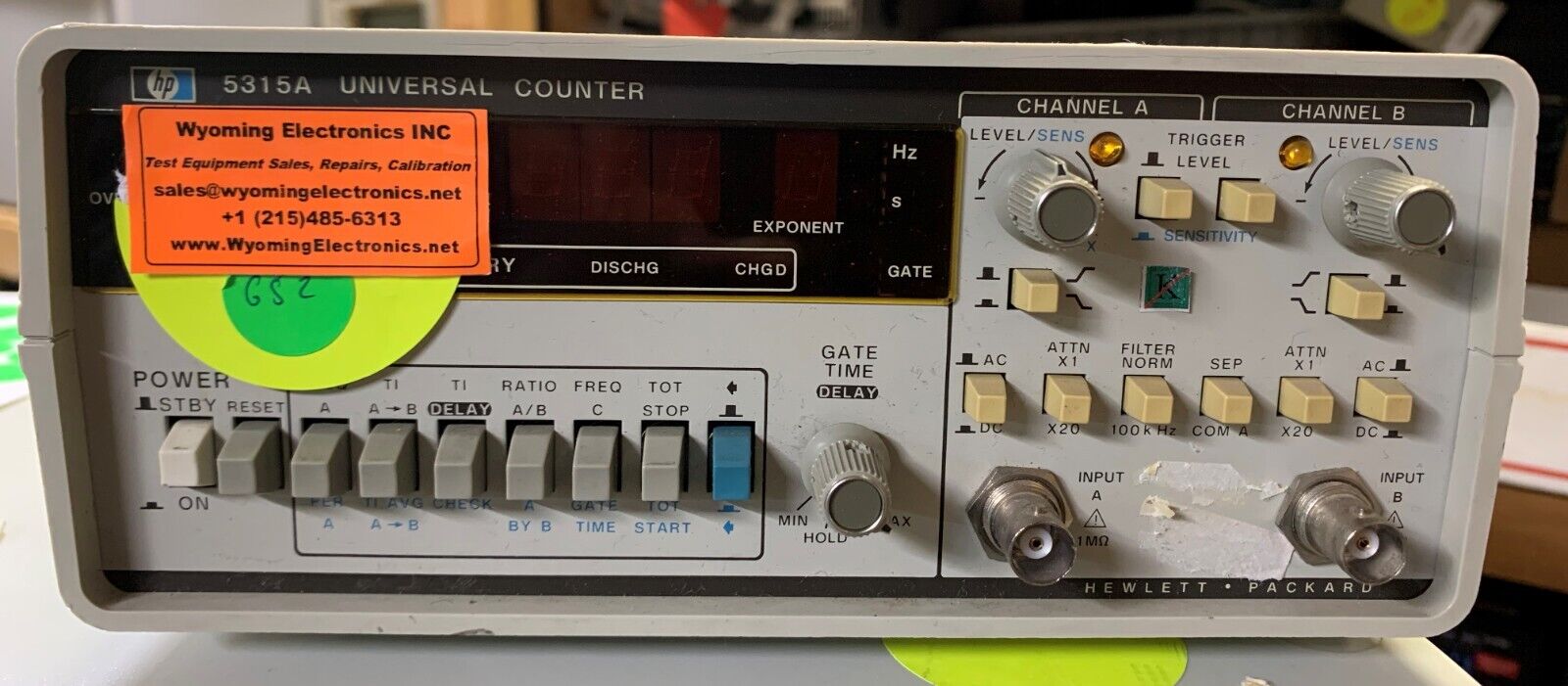 Hewlett Packard 5315A 108-126V Universal Counter,