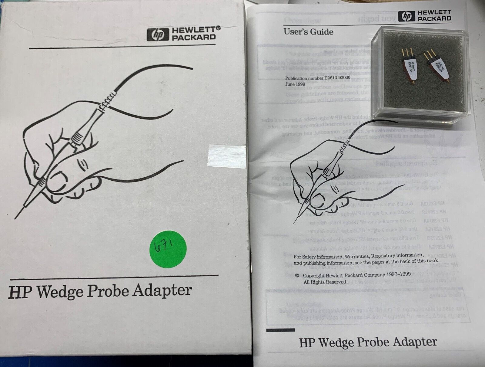 Agilent E2613A Wedge Probe Adapter 0.5mm for TQFP & PQFP 16 Signal