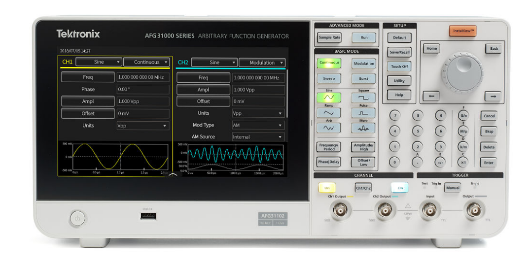 Tektronix AFG31101 Arbitrary Function Generator, 100 MHz