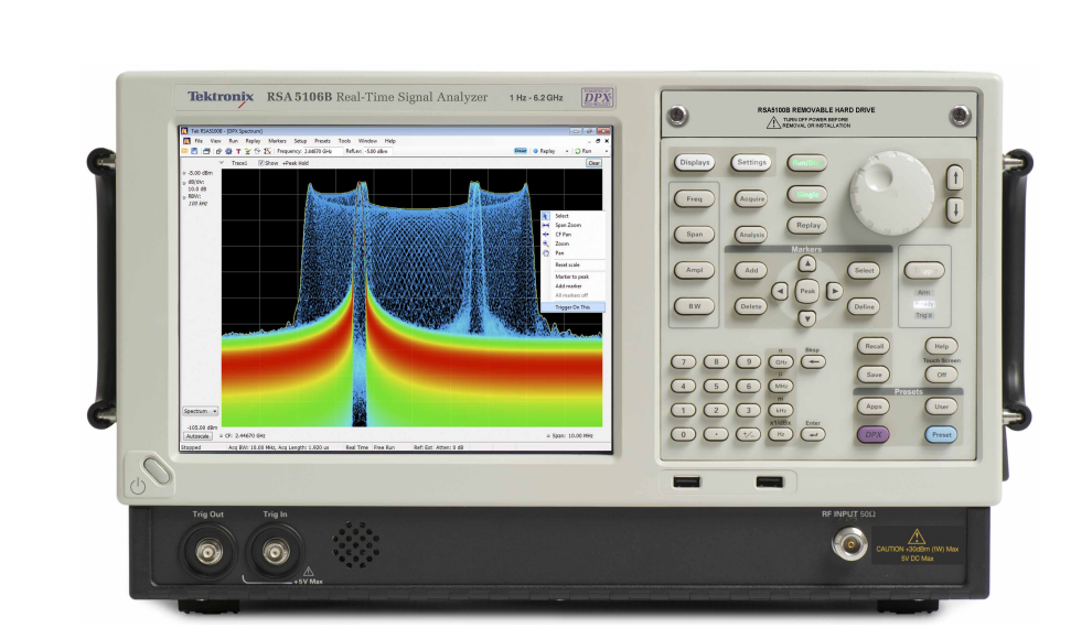 Tektronix RSA5106B 6.2 GHz Real Time Signal Analyzer
