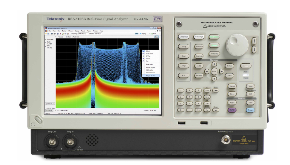 Tektronix RSA5106A 6.2 GHz Real Time Signal Analyzer